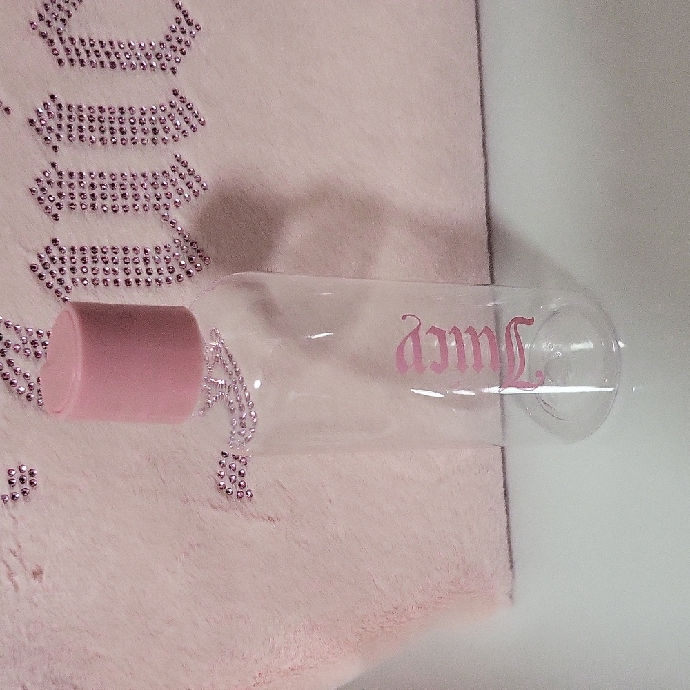 Juicy Couture Pink Rhinestone Logo Cosmetic Bag - Picture 9 of 9